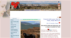 Desktop Screenshot of petfriendlytaos.com